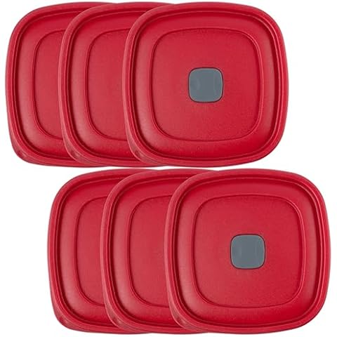 Replacement Lids for Rubbermaid Food Storage Containers (3/5/7-Cup), 6-Pack Cover