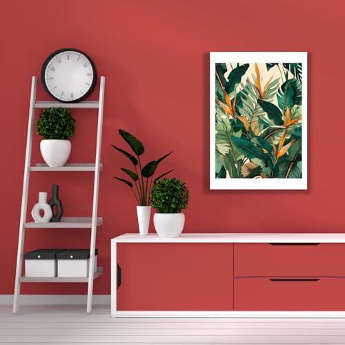 Jungle Bloom II Spiffing Prints grand format oiseau de paradis