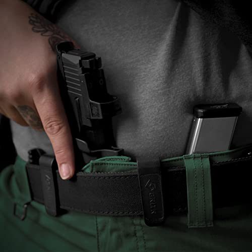 Gritr Iwb Appendix Carry Kydex Right Hand Gun Holster Compatible With Sig Sauer P365 With Magazine Holder, Open Bottom, Optic Cut, Adjustable Retention #TOP3