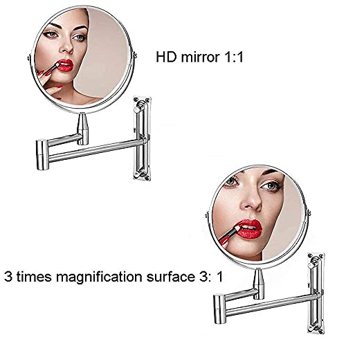 Miroir grossissant télescopique haute définition à double face orientable - 4