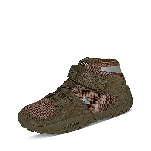Preisvergleich Produktbild Affenzahn Wintersneaker Leder Dreamer wasserdicht mit elastischem Gummiband und Klettverschluss Olivgrün - Olive 31