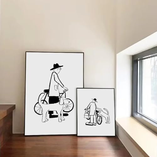 Décoration murale maison moderne tendresse et complicité animale