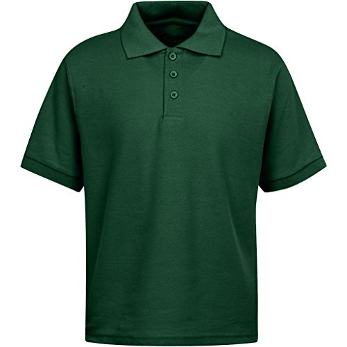 Image of Premium Wear Boys School Uniform Short Sleeve Stain Guard Polo Shirt