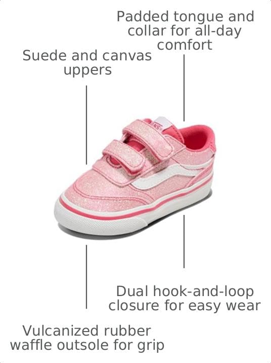 Image of Vans Unisex-Child Brooklyn Ls V Low Top Shoe