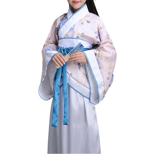 Kimono Japonais Enfants Fille Robe Yukata Geisha Peignoir Deguisement Japonaise Fille Enfants Déguisements Kimono Cosplay Ensemble de Costumes