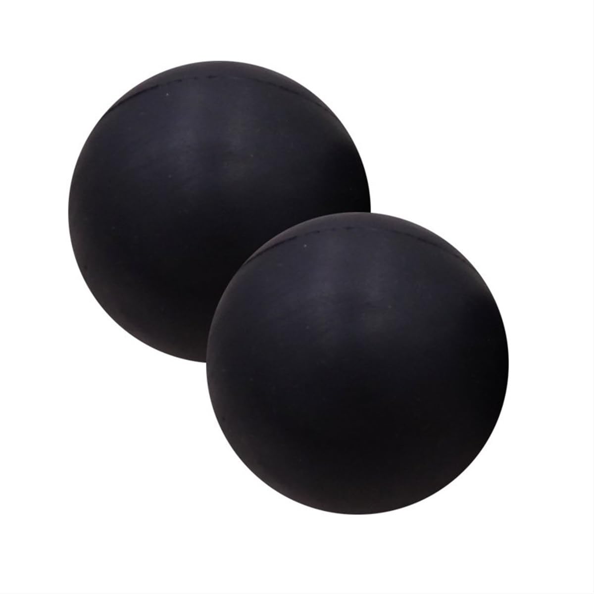 Schwarzer Vollgummiball, 20-75mm Durchmesser, langlebige runde Gummikugeln für Trainingsübungen, Bergbaumaschinen und Vibrationssiebanwendungen((10pcs)40mm)