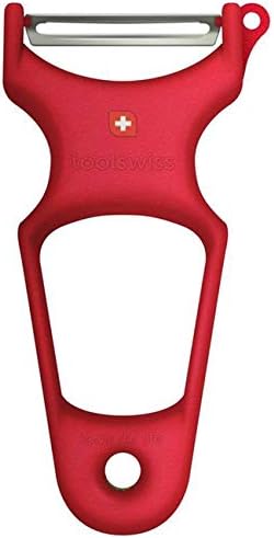 Stainless Steel Vegetable Peeler - Swiss Made, Smooth Easy Peel - Smooth Fruit and Vegetable Peel | SHARPEST BLADE (TS3368) (5)