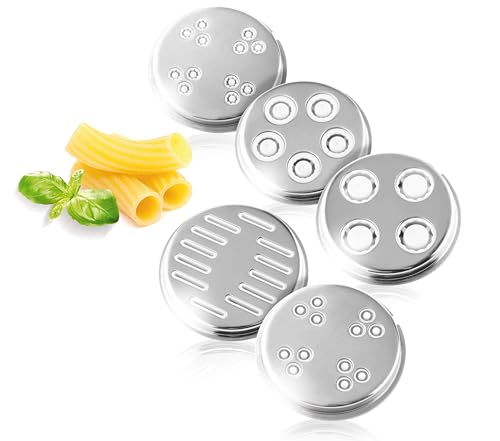 ETA Pasta-Aufsatz Set (5-teilig) ETA002 97000 Edelstahl Nudelformen für Küchenmaschine...