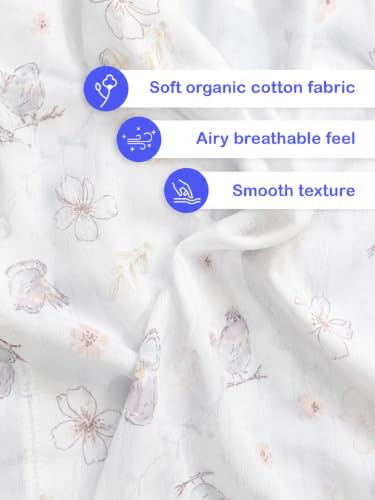 Image of Kidbea Bamboo Viscose Baby Romper, Half Sleeves Printed Bodysuit for Kids