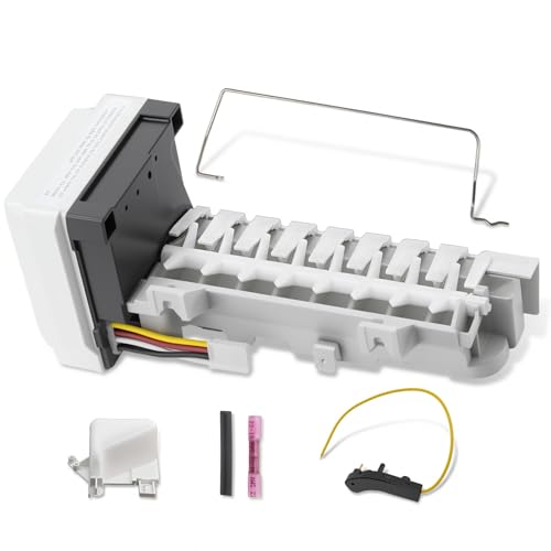 W10882923 Refrigerator Ice Maker Assembly Durable and Reliable Stable Ice-Making Replaces AP6037857 WPW10377151 WPW10377147 W10377147 4455397 W10300024 PS11769140