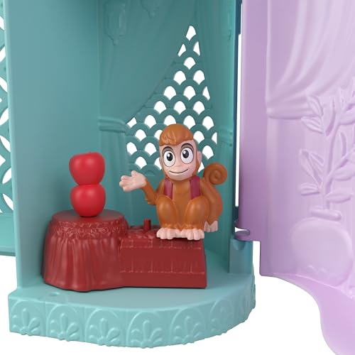 Image of Mattel Disney Frozen Toys, Storytime Stackers Jasmine's Palace, Stackable Doll House with Small Doll, 2 Friends & 8 Pieces, Inspired by Disney's Aladdin Movie​​