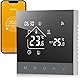 Beok Fussbodenheizung Thermostat Digital, WiFi Wasser Fußbodenheizung Smart Raumthermostat Programmierbarer Heizung thermostate mit LCD Kompatibel mit Tuya, Alexa APP Steuerung 3A TS4G-WIFI-WP