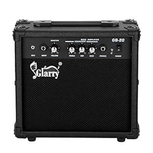 Portable Practice Amplifier: This compact guitar amp features a convenient carrying handle, making it perfect for musicians on the go. Versatile Sound Control: Electric guitar amp Equipped with a three-band equalizer (Bass, Treble, and Middle), allow...