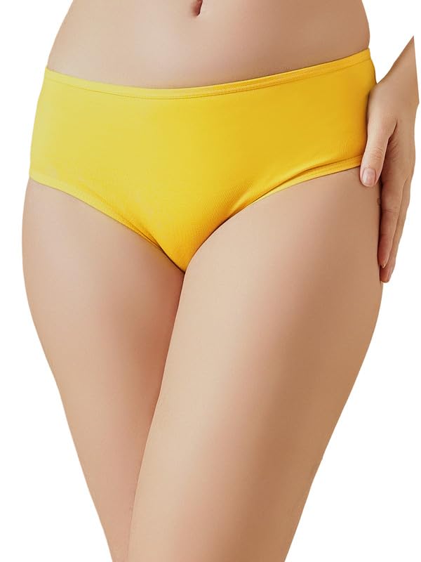 clovia Women's Cotton Mid Waist Hipster Panty with Printed Back,Full Coverage-picture-48