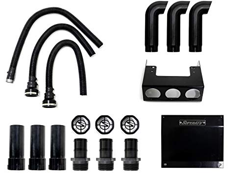 SuperATV Polaris Ranger Depth Finder Snorkel Kit for 2013+ Polaris Ranger XP 900/2014+ XP 900 Crew |2015-16 Polaris Ranger XP 570/Crew | 2017 Polaris Ranger XP 1000/2017-18 XP 1000 Crew