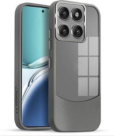 Image of MINTZZ Moto Edge 60 Fusion Back Cover, Leather Design, Protective Cover with Camera Lens Protection, Premium Grip & Slim Fit Durable, Edge 60 Fusion Case (Gray, Moto Edge 60 Fusion)