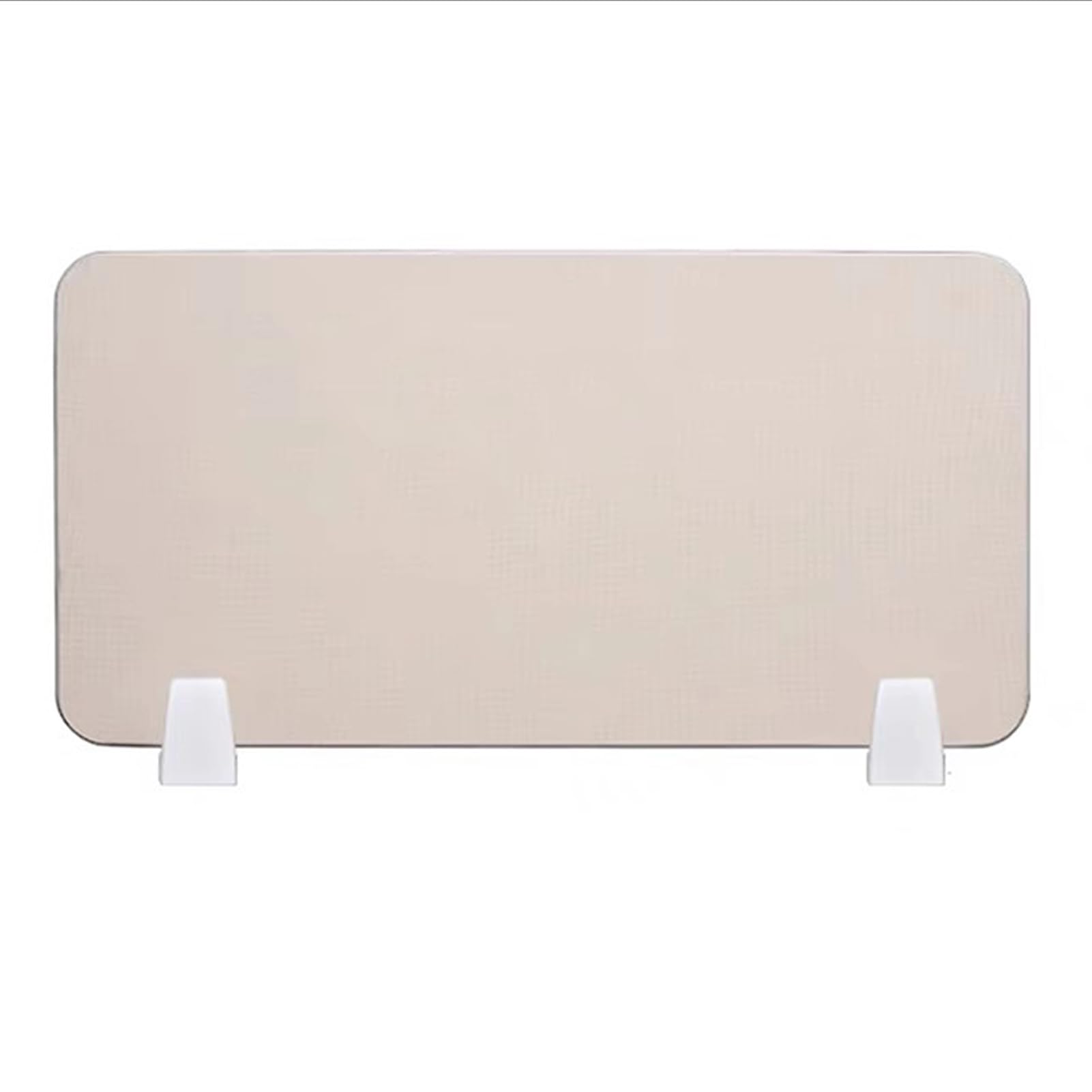 GJZQDKX Soundproof Desk Privacy Panel - Acoustic Freestanding Office Partition Rounded Edges Divider for Home Libraries & Classrooms (30x100CM Off-White)