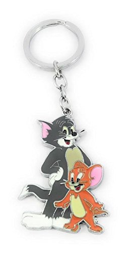 Key EraTom and Jerry Metal Keychain/Keyring Friendship, Valentine, Birthday Gift (Multicolour)