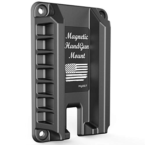 MytypeMag Gun Magnet Mount | Magnetic Handgun Mount / Holder - Concealed Tactical