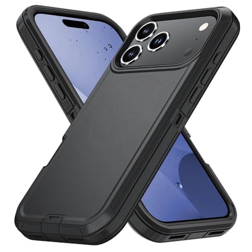 ihoe 17 16 Pro Max 17 Air 16E 13 12 Mini 14 15 Plus 11用耐衝撃アーマー電話ケースハードPC+TP