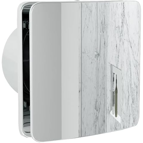 Pebble Grey™ Flow Silent Bathroom Extractor Fan Cover