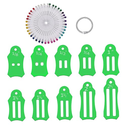 Gogogmee Fabric Quilting Bias Binding Maker Bias Tape Double Fold Quilting Supplies Plastic Metal Tool