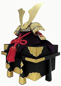 金箔押しの兜と武具セット 特別限定品 五月人形 10号 純金箔押し 竹雀 兜 合わせ鉢 正絹 弓