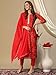 Liva Fashion Indian Women's Rayon Viscose Straight Printed Kurta with Pant and Dupatta Set (TURAE RED-LFN_M_Red)
