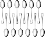 New Star Foodservice 58543 Bead Pattern, Stainless Steel, Teaspoon, 6.3-Inch, Set of 12