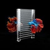 Acrylic Fish Tank Divider15/20Gallon Tank Divider,Adjustment Clear Fish Tank Separator Set with Suction Cups (15/20 Gallon)
