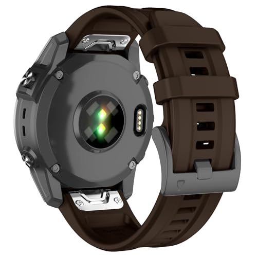 Correa de silicona 22mm para Garmin Fenix 7/6/5/8 miniatura 1