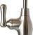 Metpure Water Filtration Faucet Reverse Osmosis Non Air Gap Drinking Water Filtration System Water Dispenser Spout (Brushed Nickel) Vase Style with Drinking Water Faucet Wrench RO-FW148