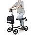 Mobility genou Walker, marqueur de rouleau au genou avec système de freinage double, hauteur réglable d'occasion intérieure et extérieure, pliable et facile à Carr ( Color : Knee Walker Scooter )
