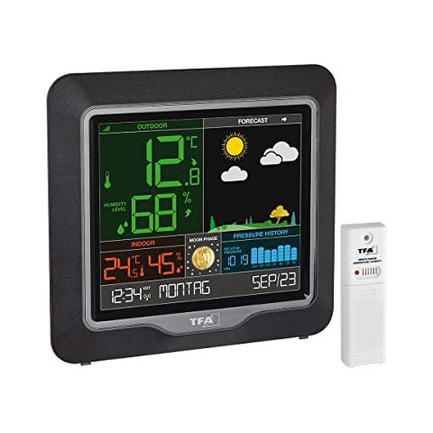 TFA Dostmann Season Funk-Wetterstation, 35.1150.01, Wetterstation Funk mit Außensensor Cover
