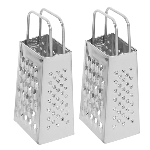 ULTECHNOVO 2 piezas Rallador mini de acero inoxidable miniatura 1