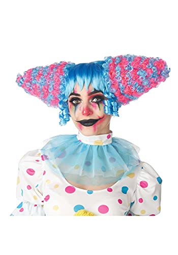 Funhouse Clown Cotton Candy Wig perruque rose volumineuse style barbe à papa