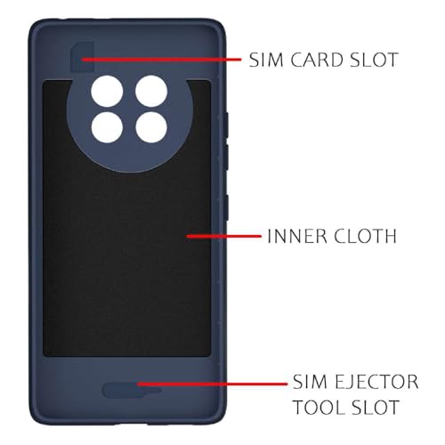 Image of Shockproof Case for Realme 13 Plus 5G / P1 Speed 5G | Full Camera Protection | TPU Flexible Back Cover for Realme 13 Plus 5G / P1 Speed 5G (Steel Blue)