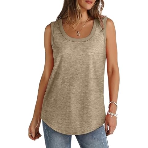 HAOLEI Women's Casual Summer Tank Tops Cover
