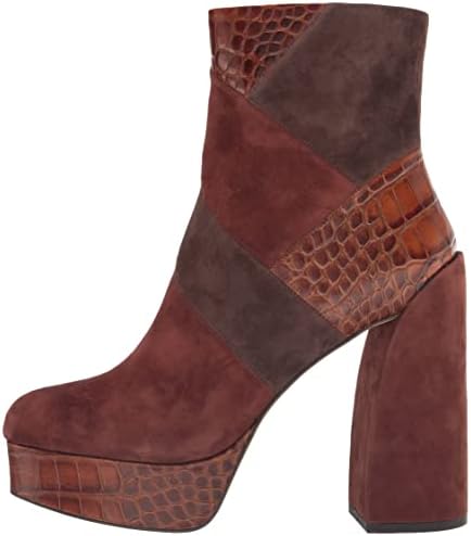 Vince Camuto Women's Footwear Women's Gilisama Platform Bootie Ankle Boot, Dark Mahogany, 10 | Image 7