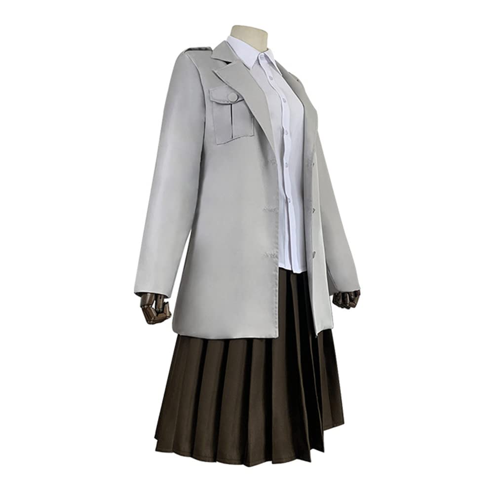 Levi kostium cosplay Eren Jaeger stroje cosplay anime korpus ankietowy mundur harcerstwo legion wolność skrzydła kostium długa kurtka spodnie pełny zestaw na Halloween