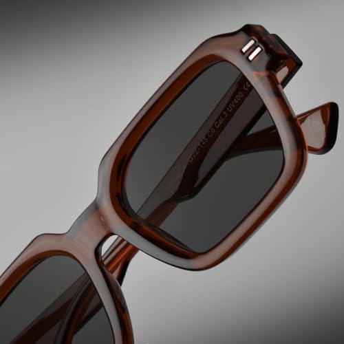 Image of SAM AND MARSHALL ELLIOT UV400 Protected Rectangle Sunglass for Men & Women