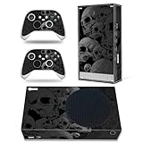 Skin Sticker for Xbox Series S, Vinyl Decal Protective Cover Compatible with Console and Controller (Dark Grey)