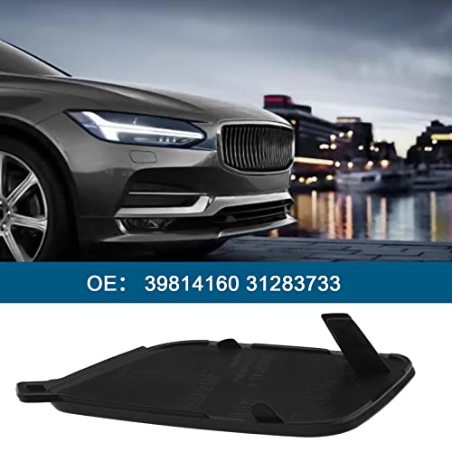 Front Bumper Tow Hook Cover Replacement 39814160 31283733 Compatible With Volvo V40 2012-2018 Tow Hook Cover Eye Cap Plastic #TOP1