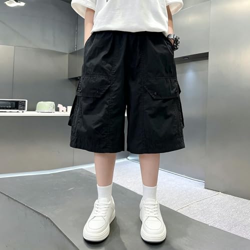 Pantalones cortos cargo de niños para campamento y juegos de verano 3