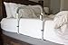 LumaRail-FS Triple Safe Bed Assist Rail Support Bar Handle with LED Sensor Nightlight, GlowSafe Indicators and Anchor Strap. Adjustable Height TOP Rail Accommodates Thick MATTRESSES and Toppers.
