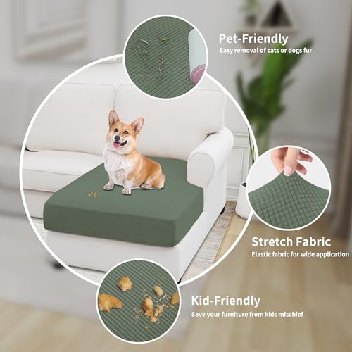 Image of Easy-Going Stretch 1 Piece Chaise Lounge Cushion Slipcover