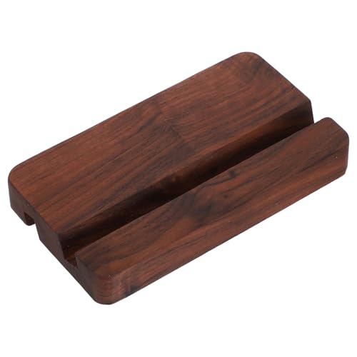 ERINGOGO Base para Calendario de Escritorio de Madera Natural con Ranuras Dobles Soporte para Fotos y Tarjetas Portanombres para Oficina Boda y Fiesta