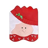 Adapta tu decoración al evento con esta funda para silla de Navidad. Es perfecta para resaltar la decoración de tu comedor y para impresionar a tus invitados en una cena en familia.