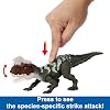 Mattel Jurassic World Strike Attack Dinosaur Toy, Prestosuchus Action Figure with Movable Joints & Single-Strike Motion