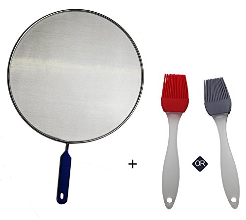 Grease Splatter Screen For Frying Pan 13'' - Ultra Fine Mesh Universal Oil